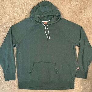 Homage Men’s Go-To Blank Essentials Pullover Hoodie Green Pine Size 3XL